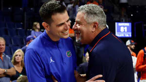 Florida head coach Todd Golden and Auburn head coach Bruce Pearl
